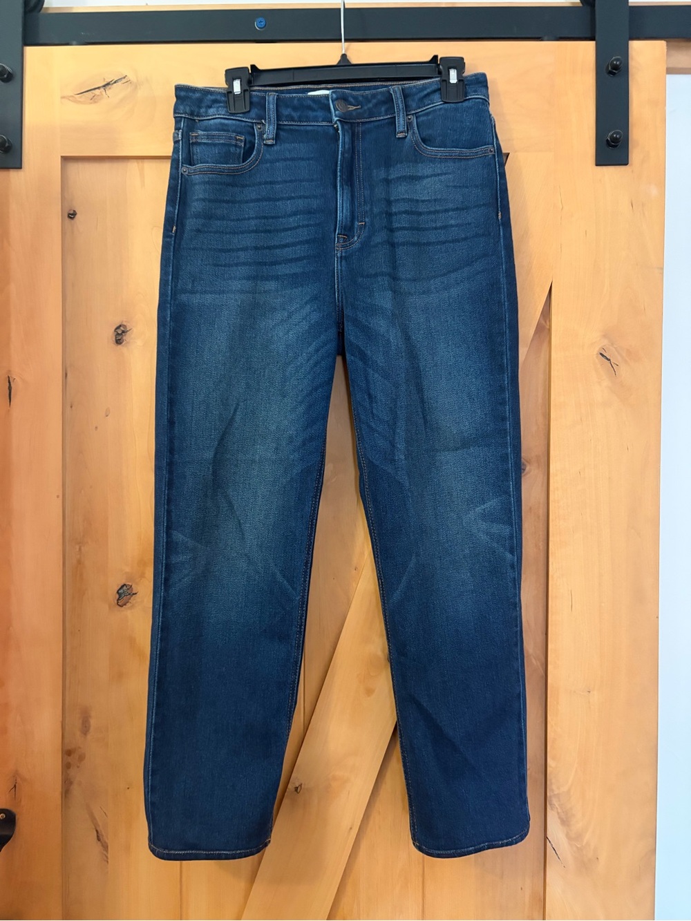 Carly Jean Los Angeles Indigo Relaxed Straight Jeans
